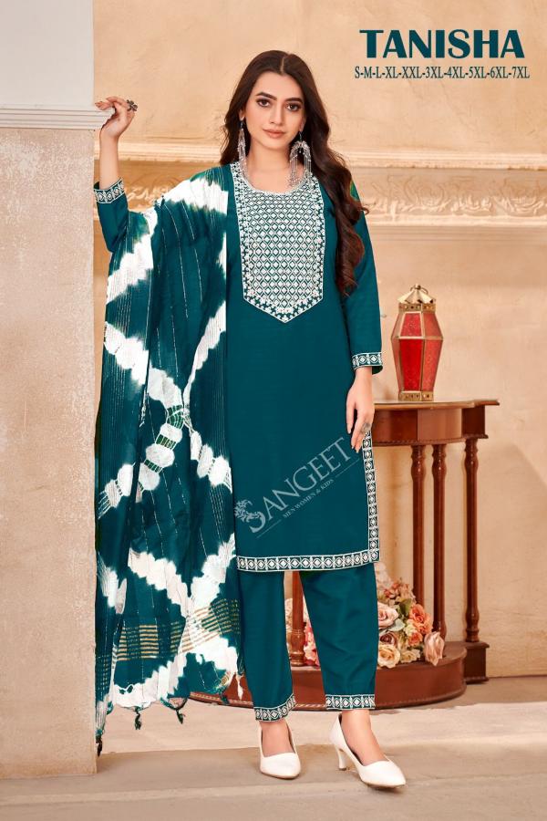 Tanisha 1001 Viscose Kurti Bottom With Dupatta Collection